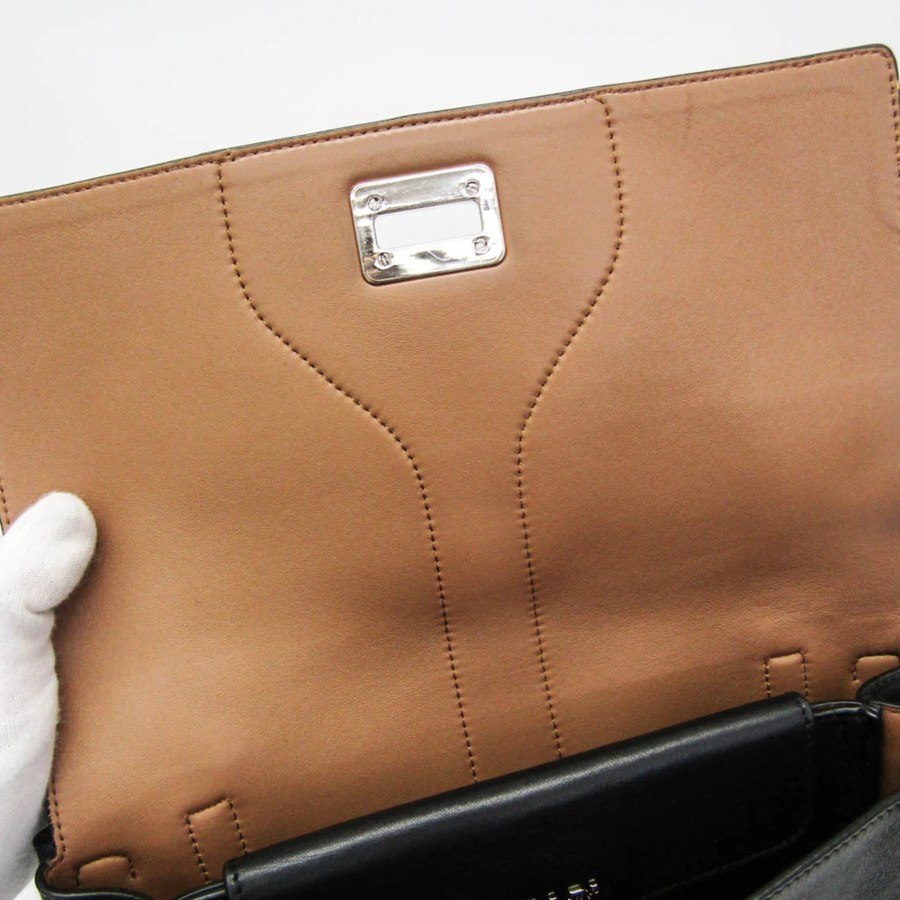 PRADA Black Leather Shoulder Bag - Picture 16 of 16